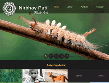 Tablet Screenshot of nirbhaypatilphotoarts.com